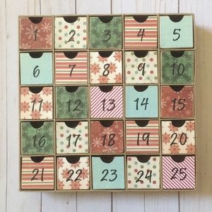 Handcrafted advent calendar